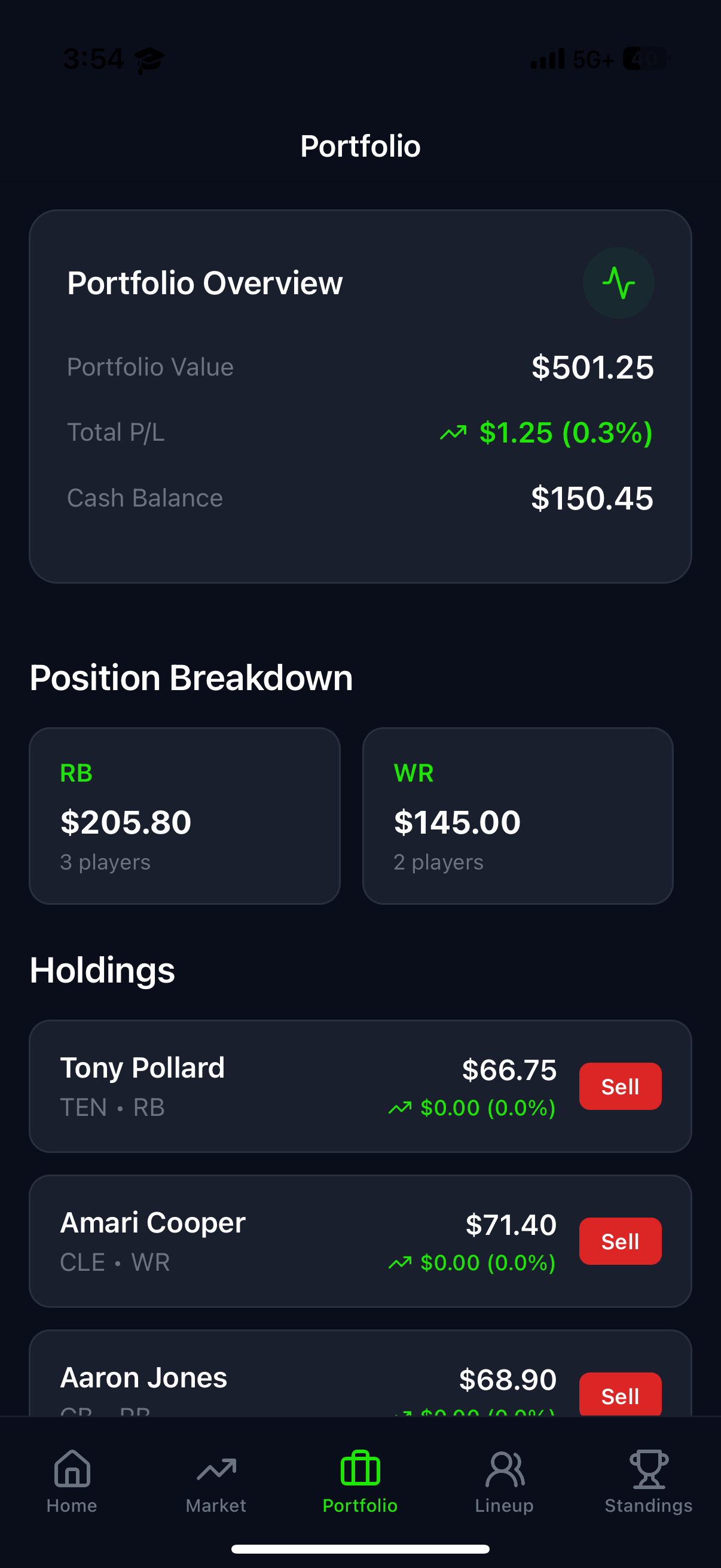 DraftIQ Portfolio Page